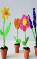 Veranstaltungsbild Pfeifenputzer Blumen mit Julia
